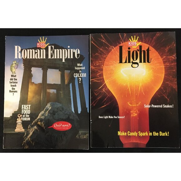 Kids Discover Magazine Lot of 6 Space Deserts The Maya Rain Forest Roman Empire - Picture 6 of 7